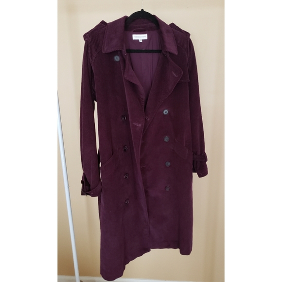 Rebecca Minkoff Ferry Corduroy Trench Coat - Picture 4 of 11